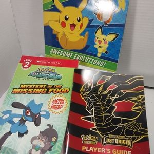 Set Of 3 Pokémon books